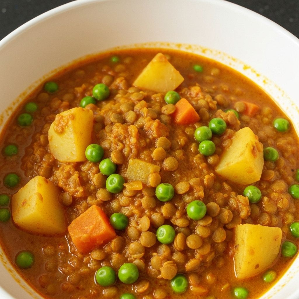 Curry de lentejas