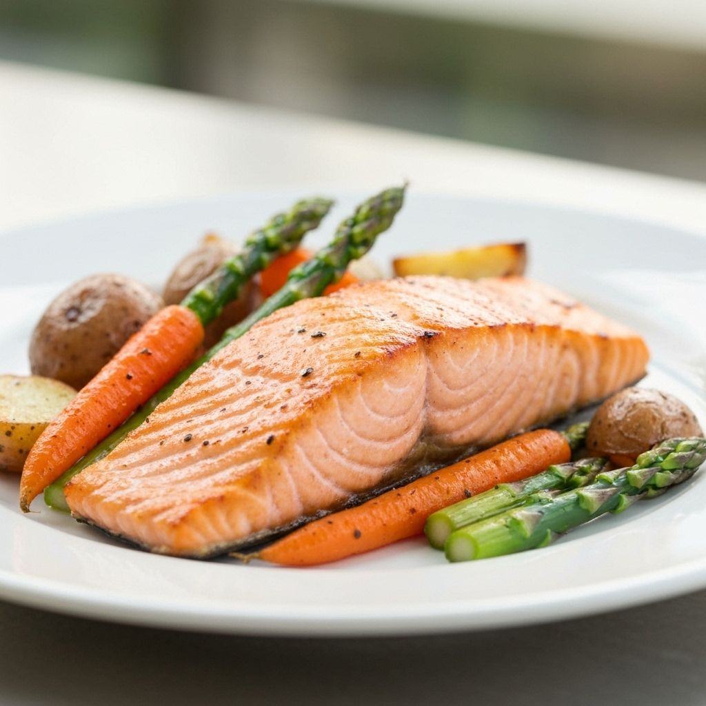 Salmón al horno